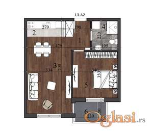 ODLIČAN STAN NA DETELINARI - IMA POVRAT PDV-A